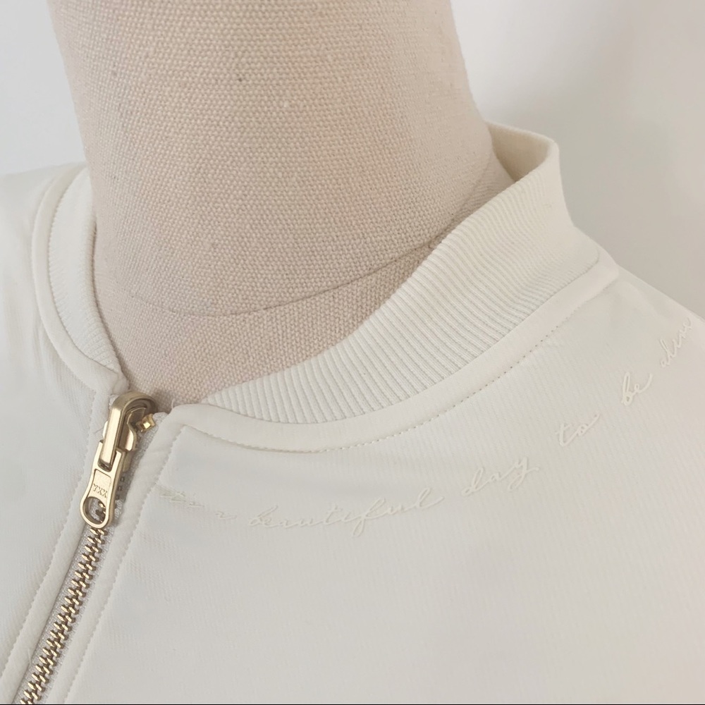 Gymshark x Whitney Simmons Reversible Oversized Jacket Coat White Sherpa Size XS - Picture 5 of 9